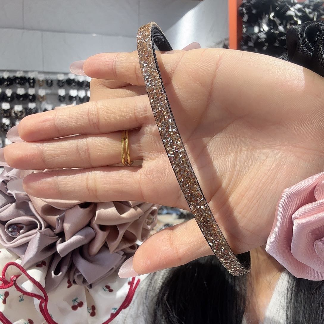 非金属布艺香槟发箍