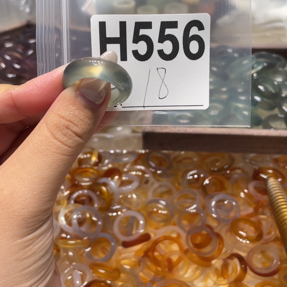 玛瑙/玉髓未镶嵌戒指556