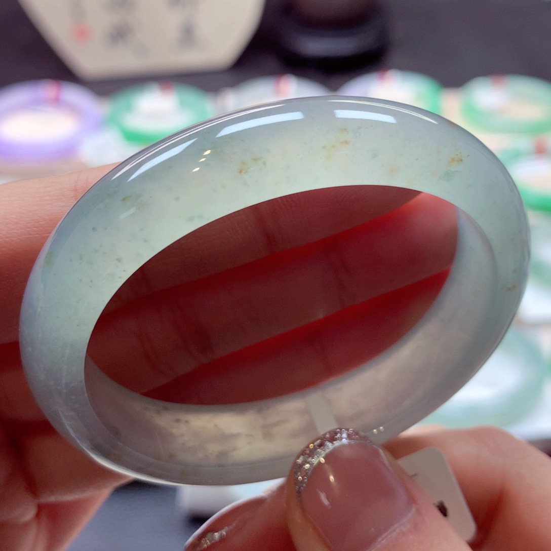 翡翠手镯未镶嵌1号贵妃77