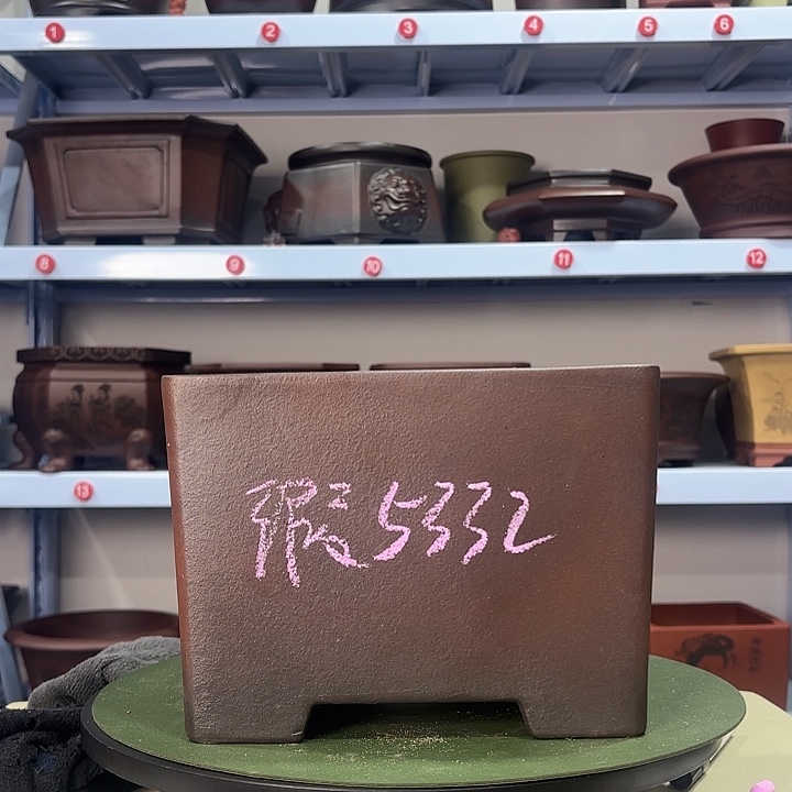 别***楼紫砂花盆微瑕大号复古