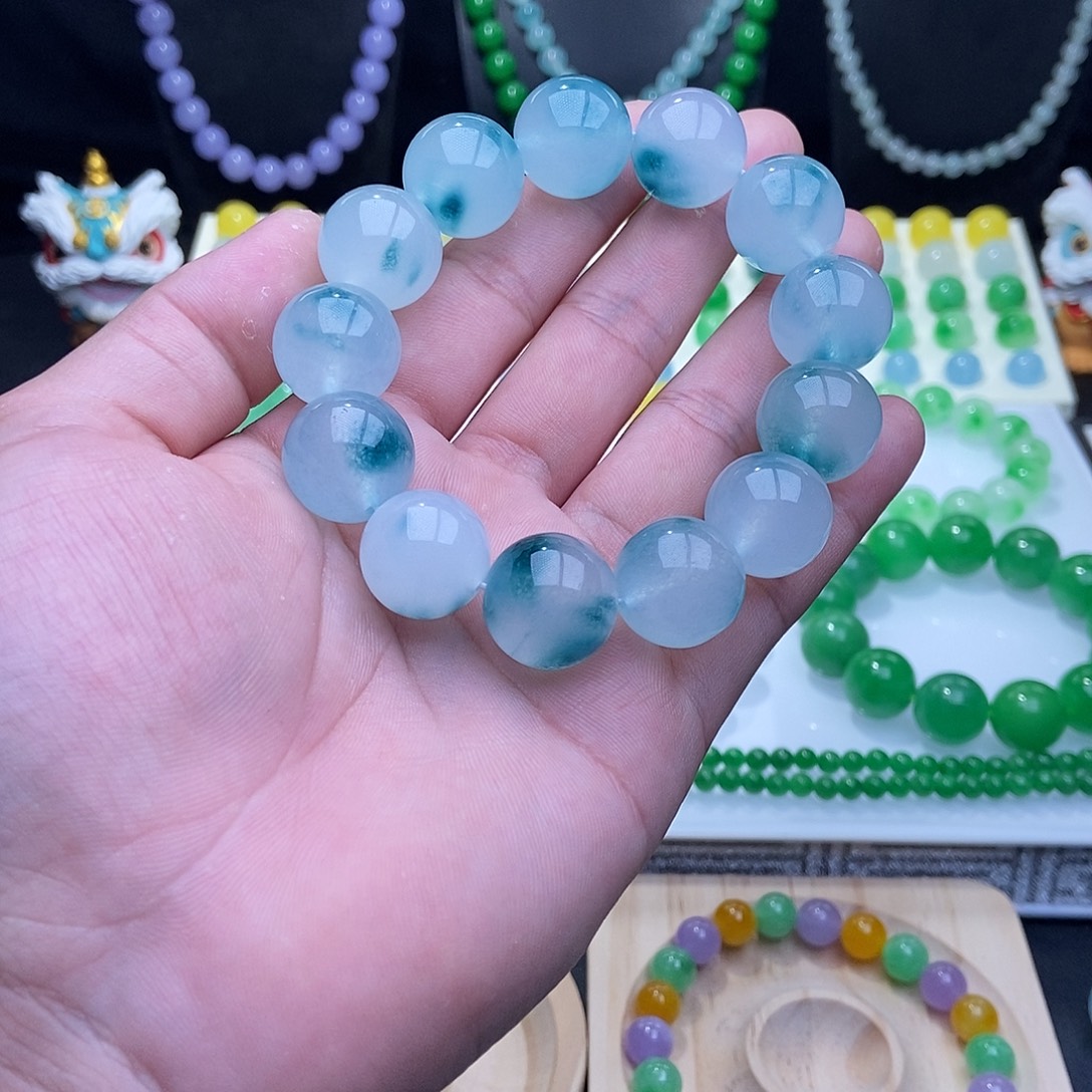 ：****翡翠散珠散珠手串