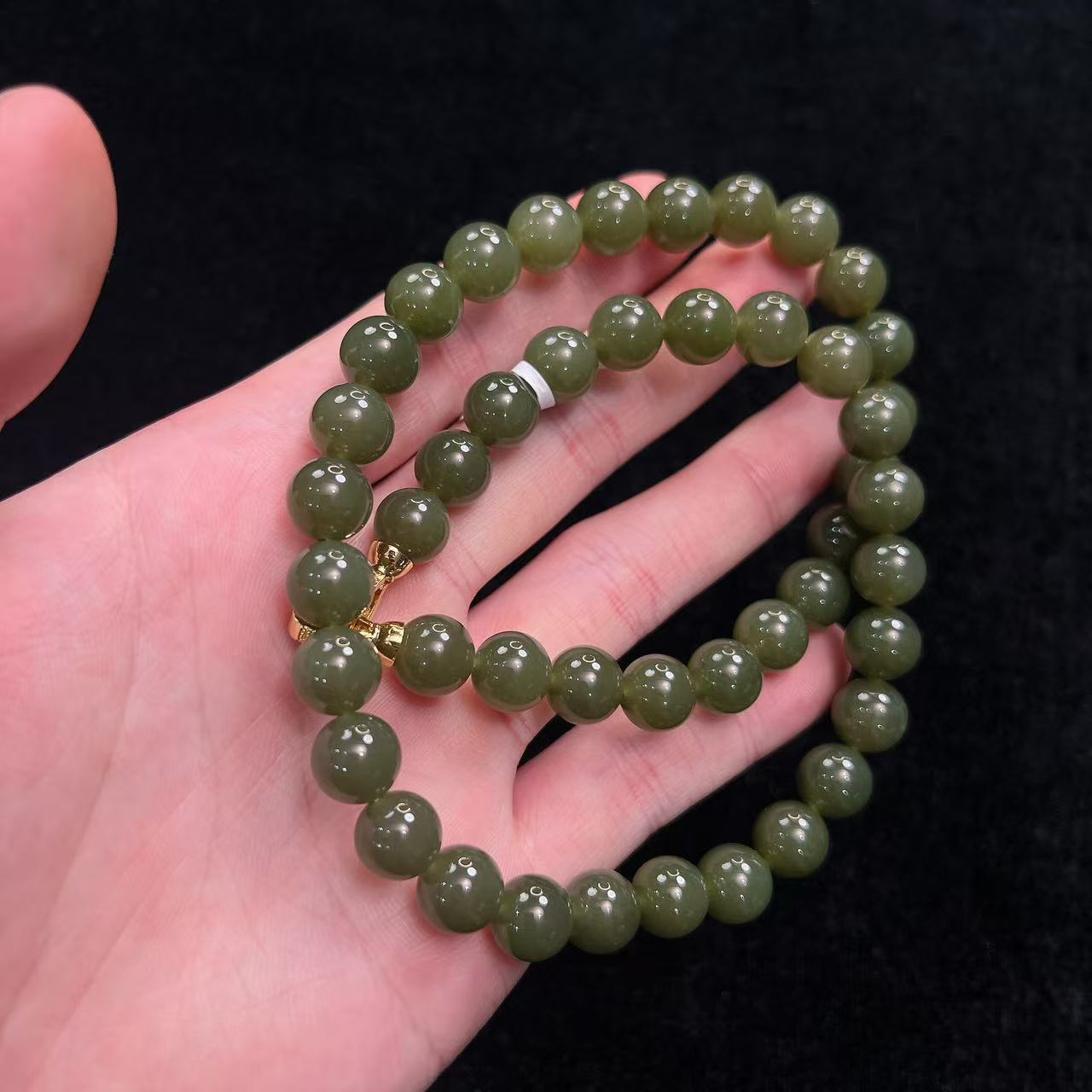 【25112174】和田玉项链-多样性发货