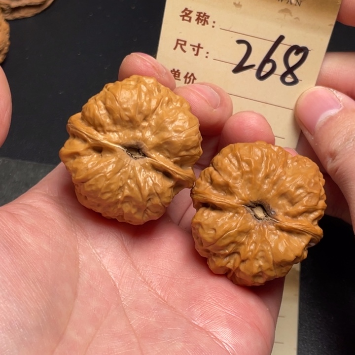 文玩核桃把件蛙蛙40尺以打底268