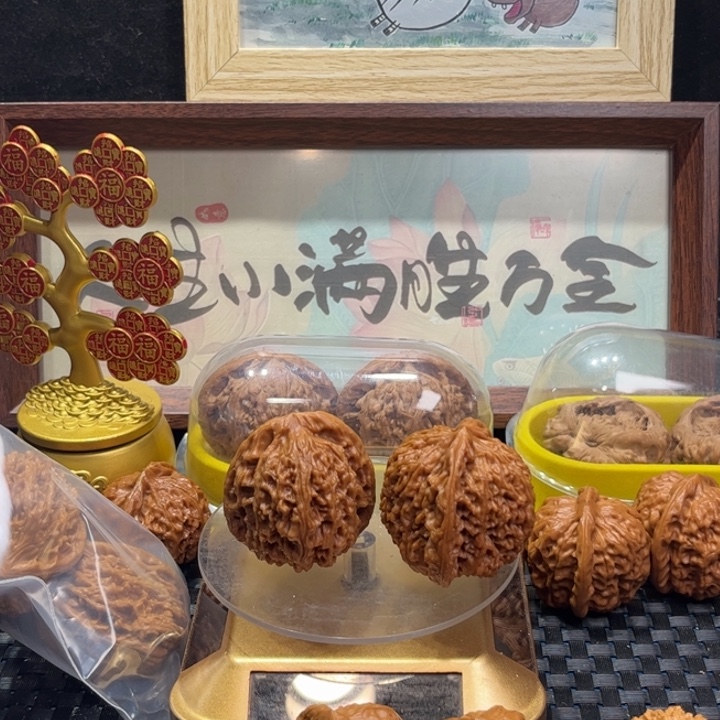 木***头吊坠文玩核桃打底