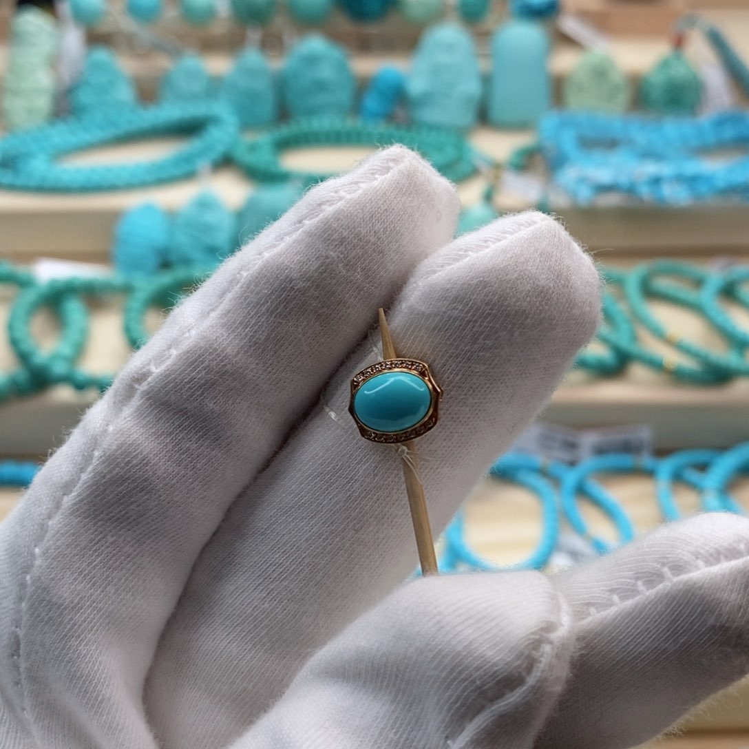 绿松石珠宝奇石未镶嵌