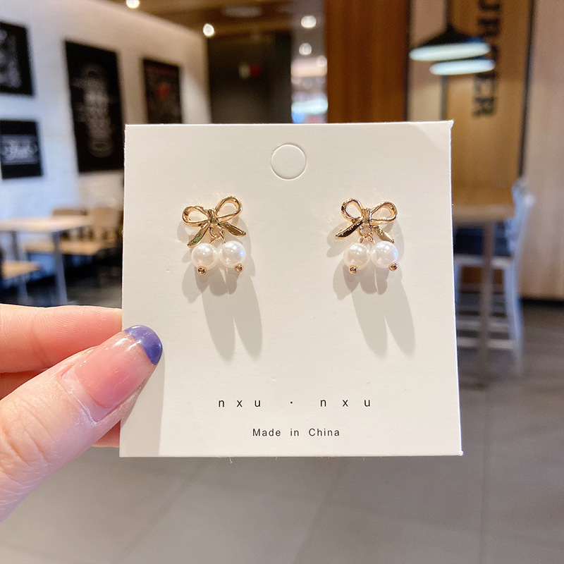 铜合金耳饰 【D37】新款时尚精致甜美百搭简约耳环