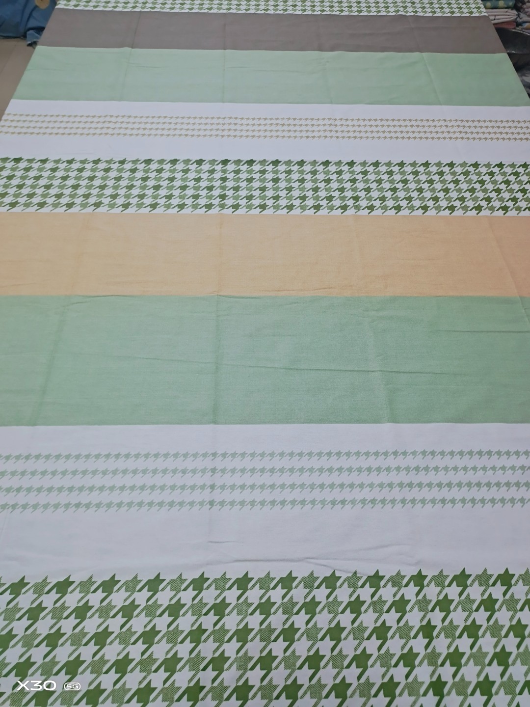 （042）【特价福利】加厚斜纹棉床单2.45*2.45米（+－5公分）海派绅士-绿