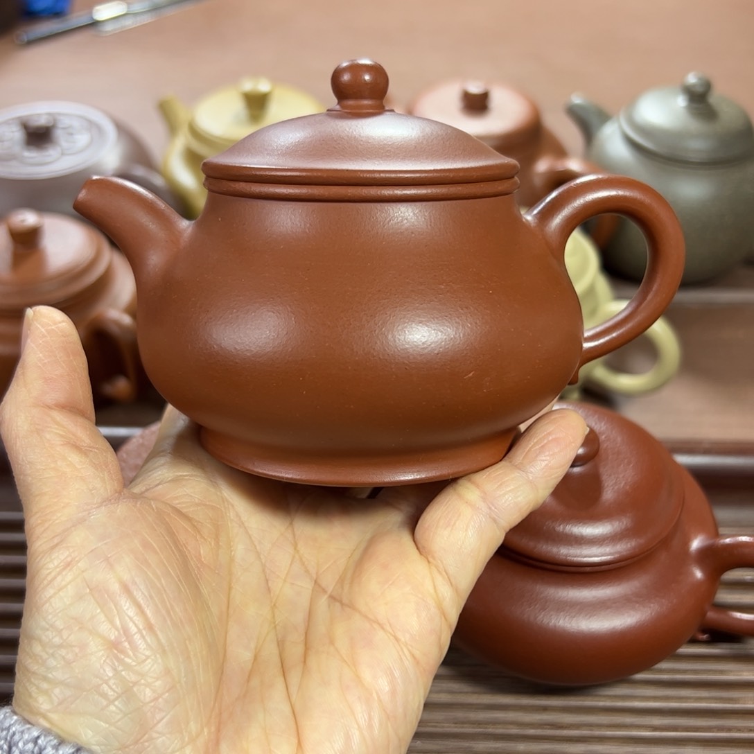 红泥茶壶红泥 潘壶 240cc