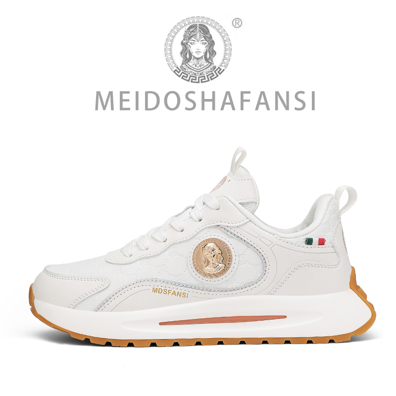 MEIDOSHAFANSI/美杜沙梵斯新款男士轻奢时尚百搭增高运动休闲鞋