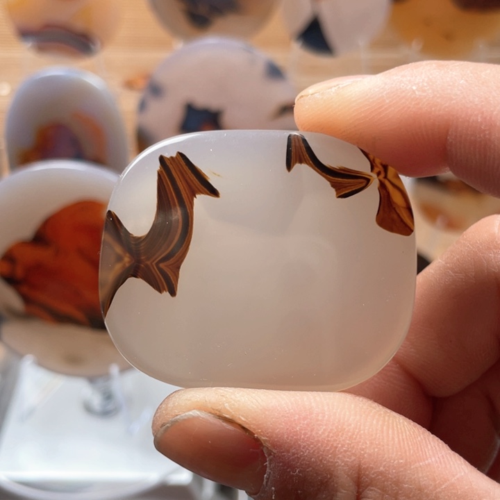 玛瑙/玉髓吊坠(不含链)未镶嵌