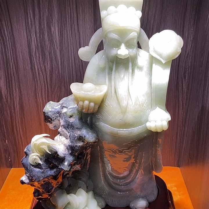 蛇纹石玉（覆膜）合金珠宝奇石