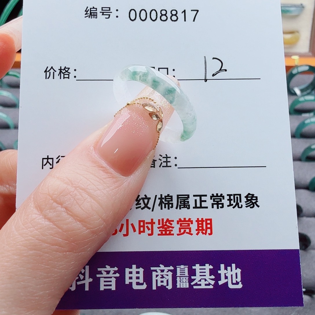 未镶嵌戒圈翡翠w****顺翡翠