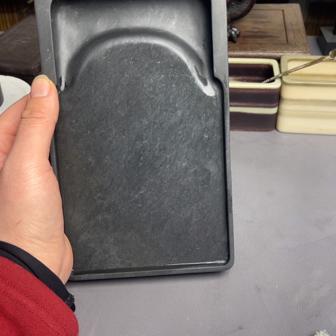 笑***云易砚老坑塔山青砚台