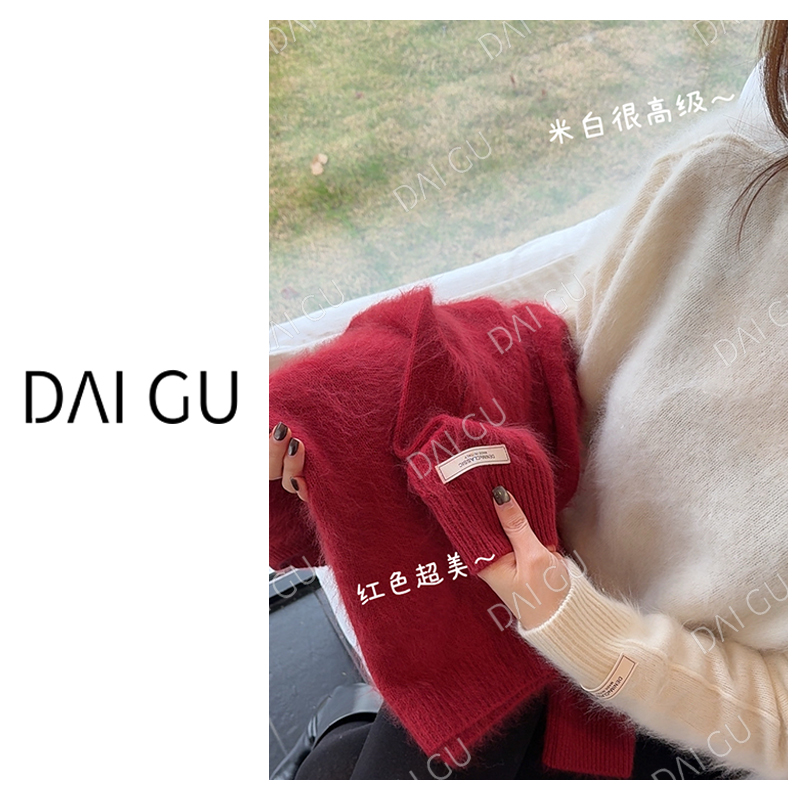 【云暖】婷姐强推款！韩国订单加厚羊绒保暖韩系毛衣女B3768