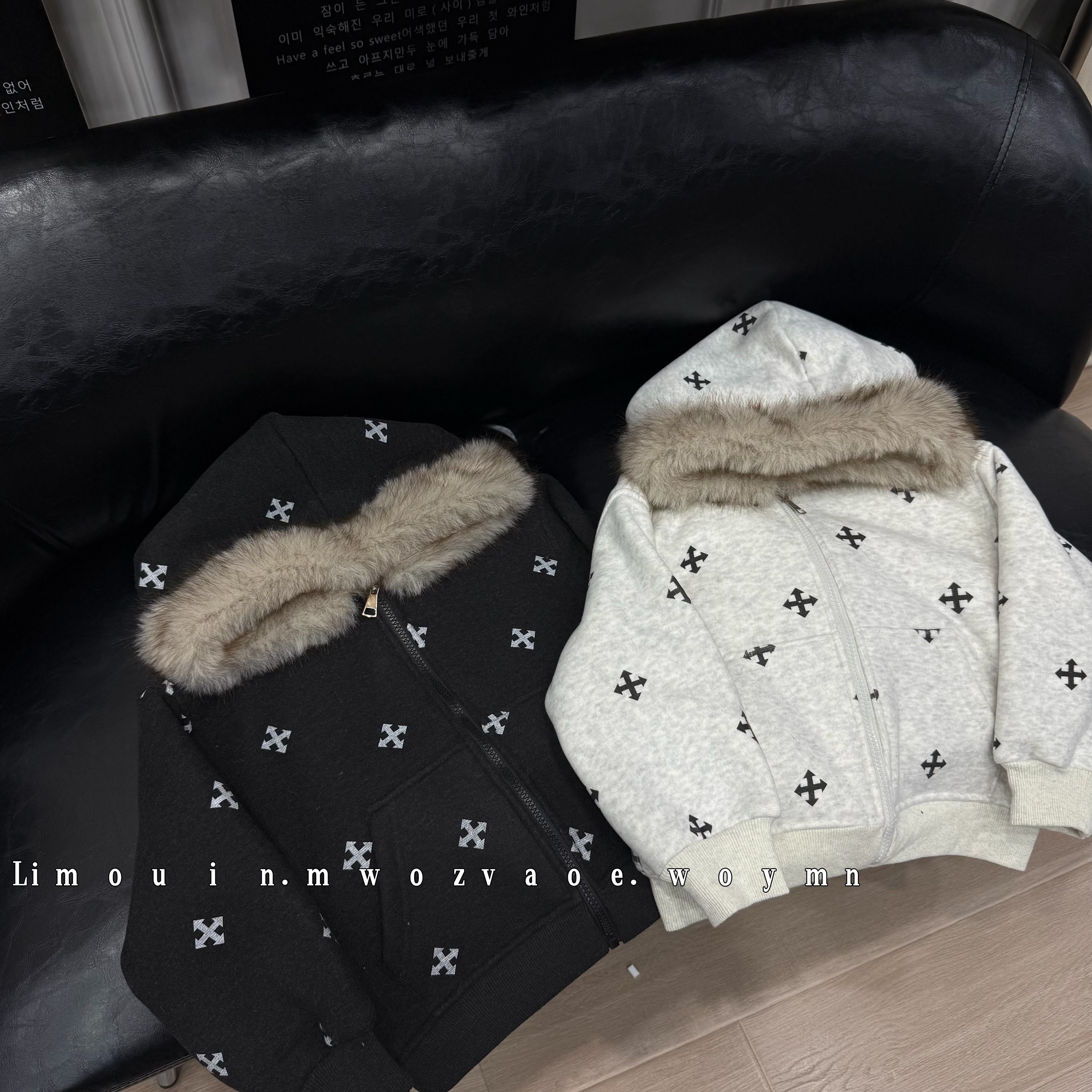 加绒款冬季羊驼绒儿童毛领连帽卫衣休闲风韩版卫衣上衣