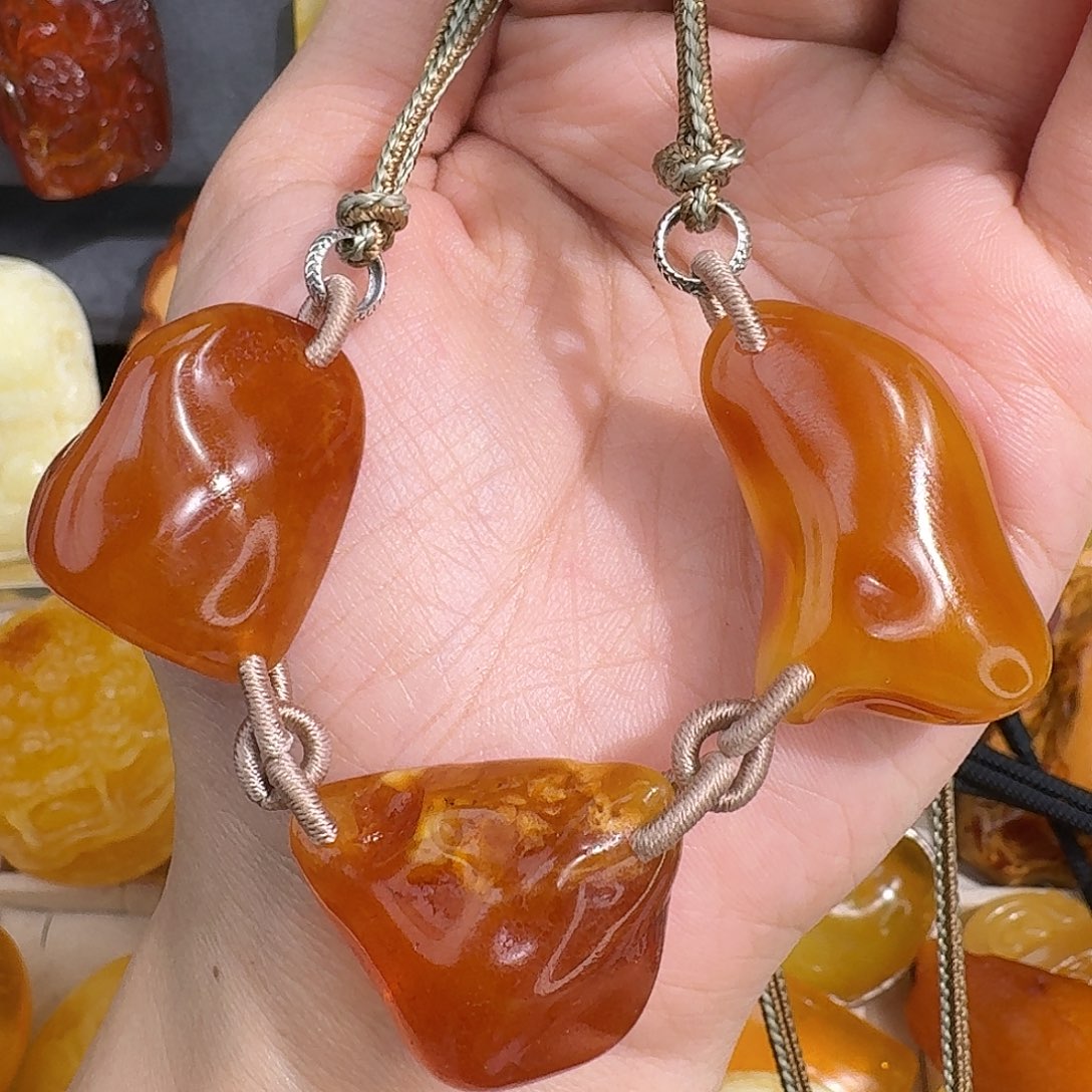 琥珀未镶嵌裸石我