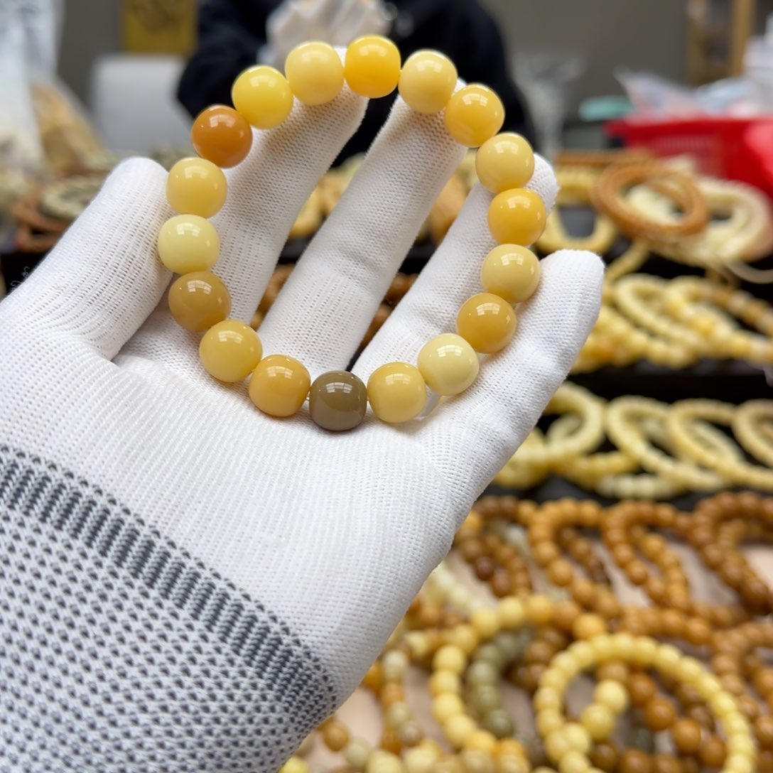 【闪购商品】菩提根/象牙果手串梦**分13珑珠 10年。鬼工