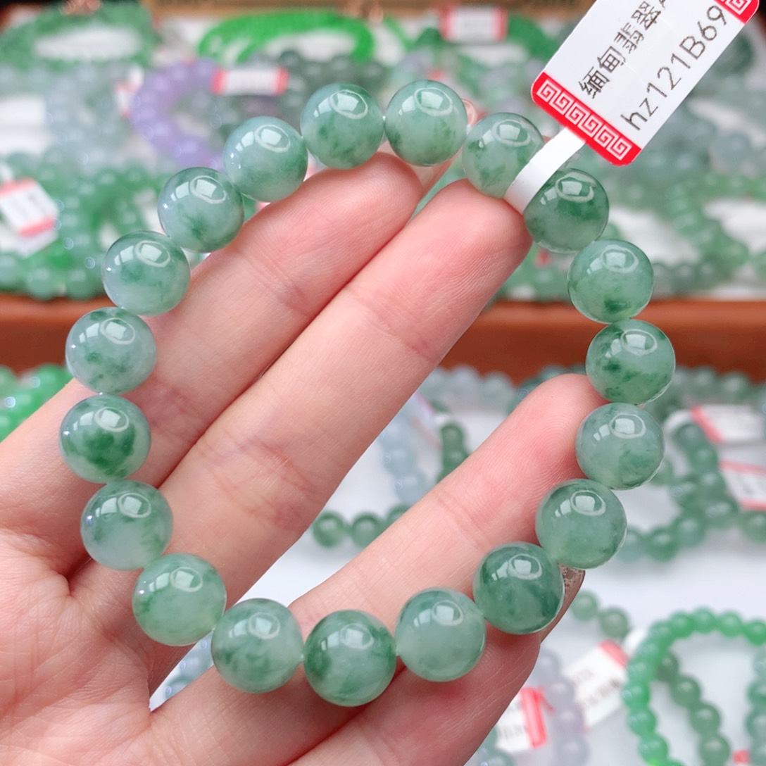 翡翠手链未镶嵌翡翠10mm