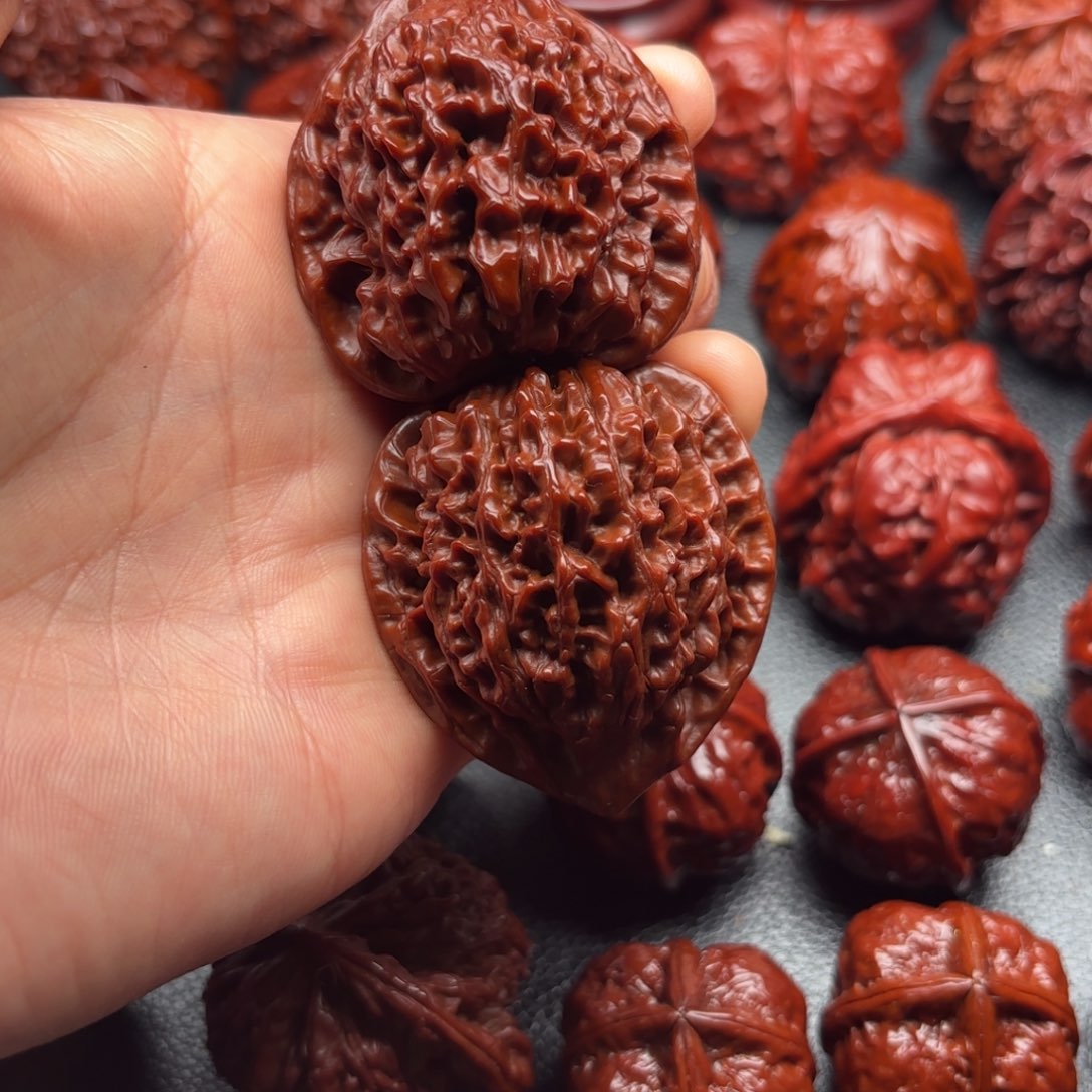 文玩核桃把件.****，官帽