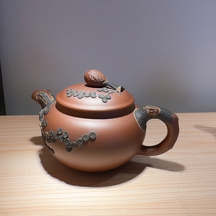 紫砂茶壶明*宜兴原矿手工紫砂壶