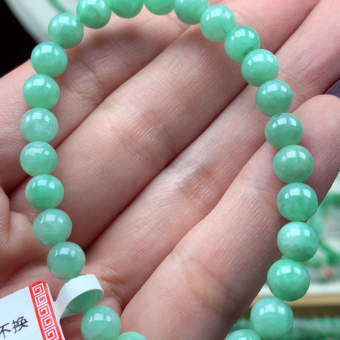 翡翠未镶嵌毛衣链翡翠