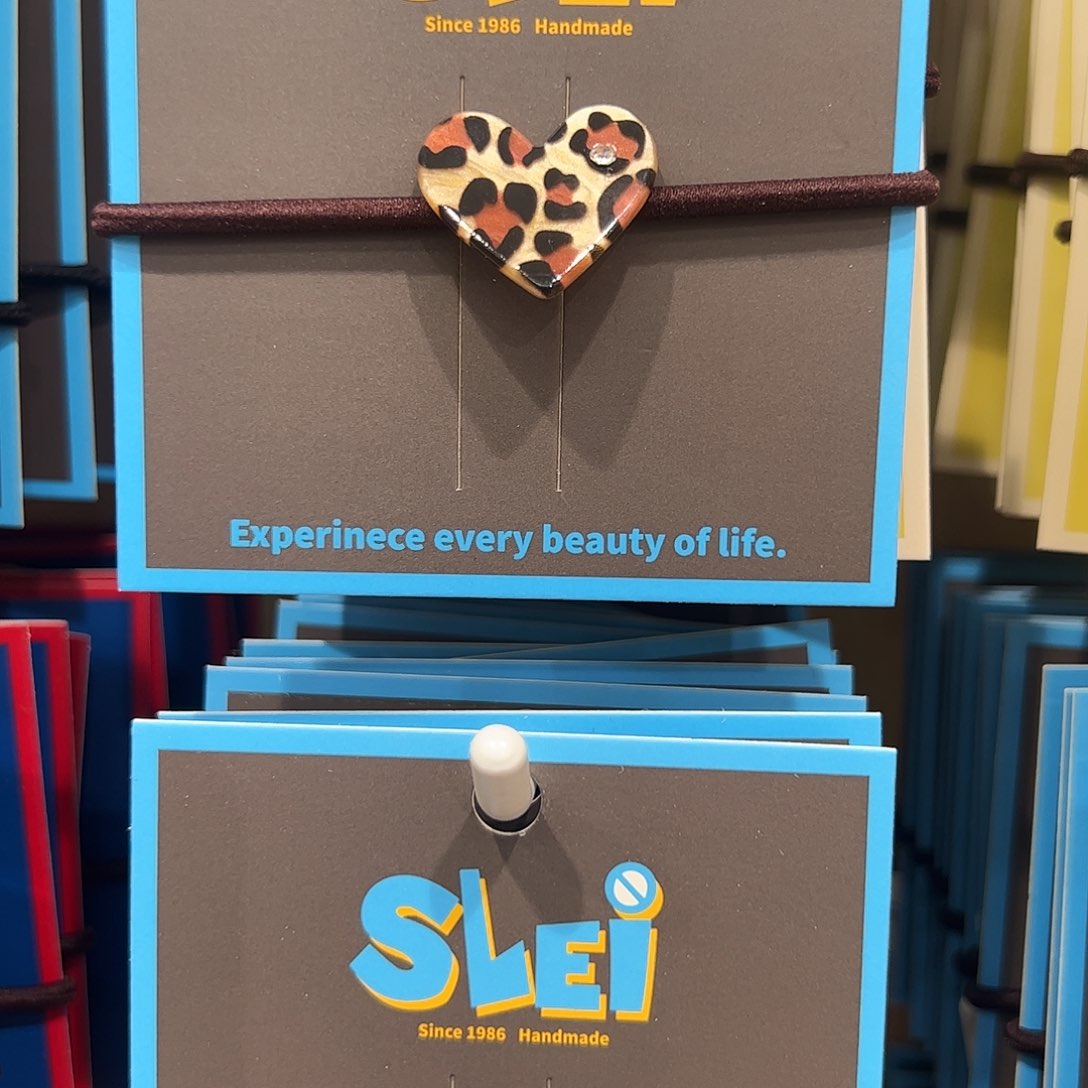 无非金属豹纹爱心深浅各一