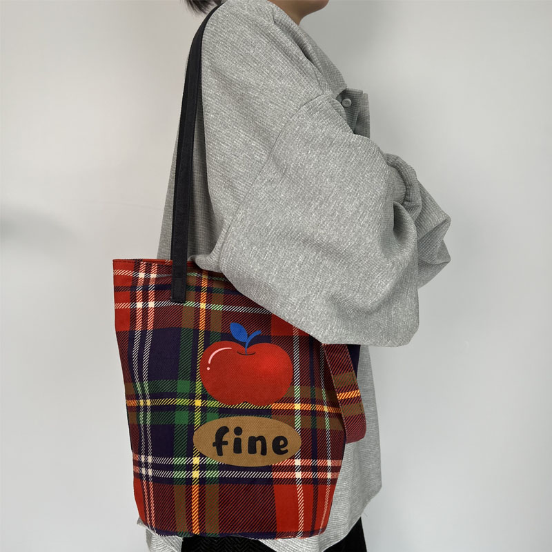 小糖主原创时尚春款单肩斜挎手提水桶包通勤大容量单肩包女fins