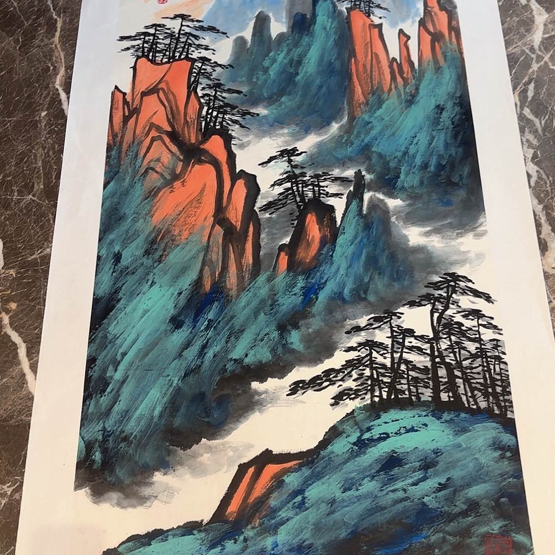 横款精品书画作品