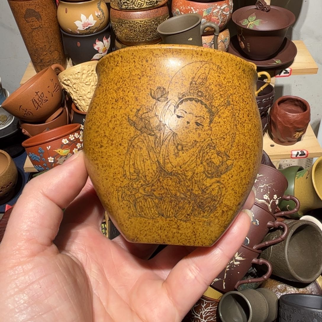 紫砂茶杯宜兴紫砂主人杯