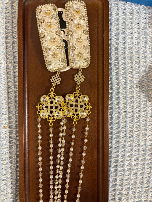 民族风发夹头饰一对