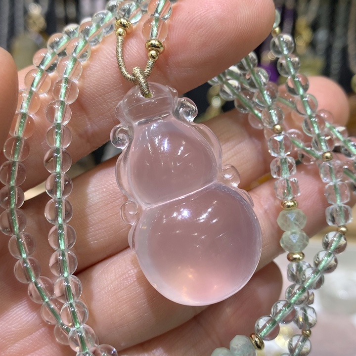 水晶颈饰未镶嵌天然