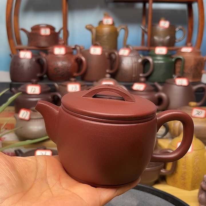 茶壶紫砂微瑕不带证书礼盒220cc