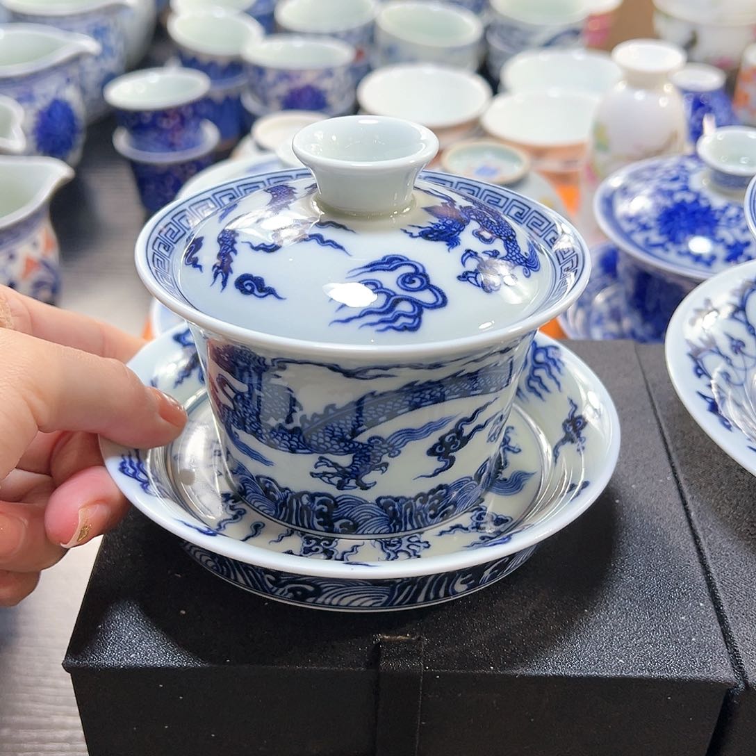 盖碗景德镇陶瓷艺术