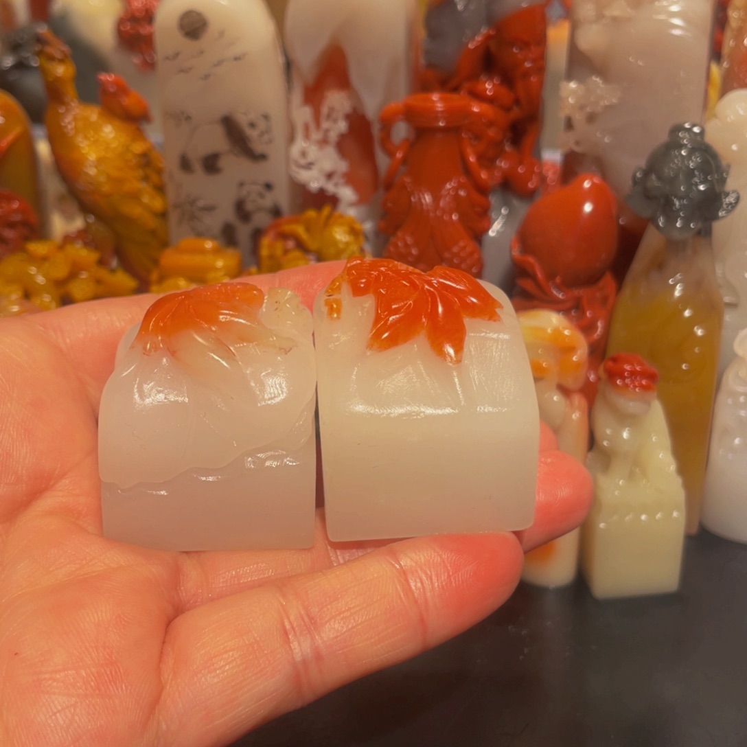 寿山石印石精美寿山