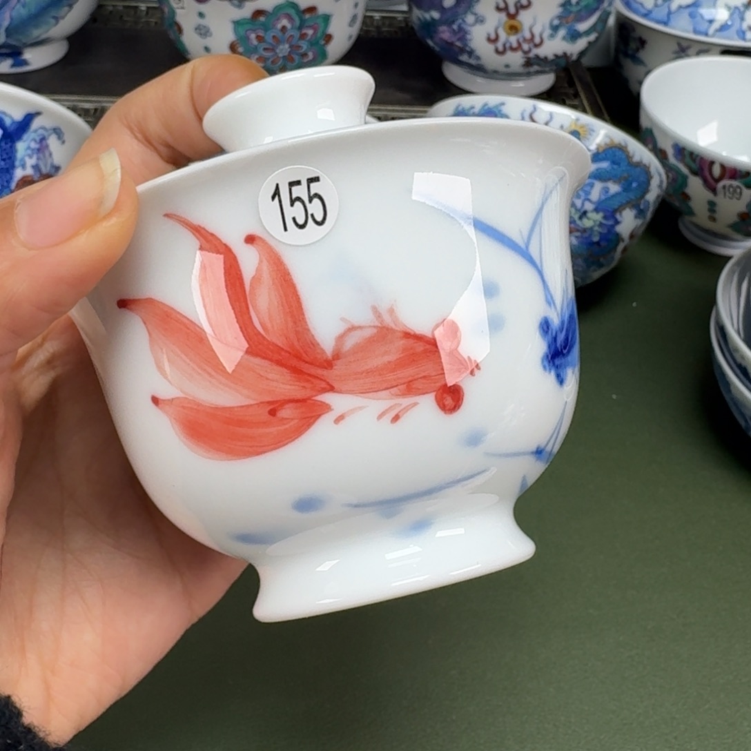 沙沙手工手绘茶具155