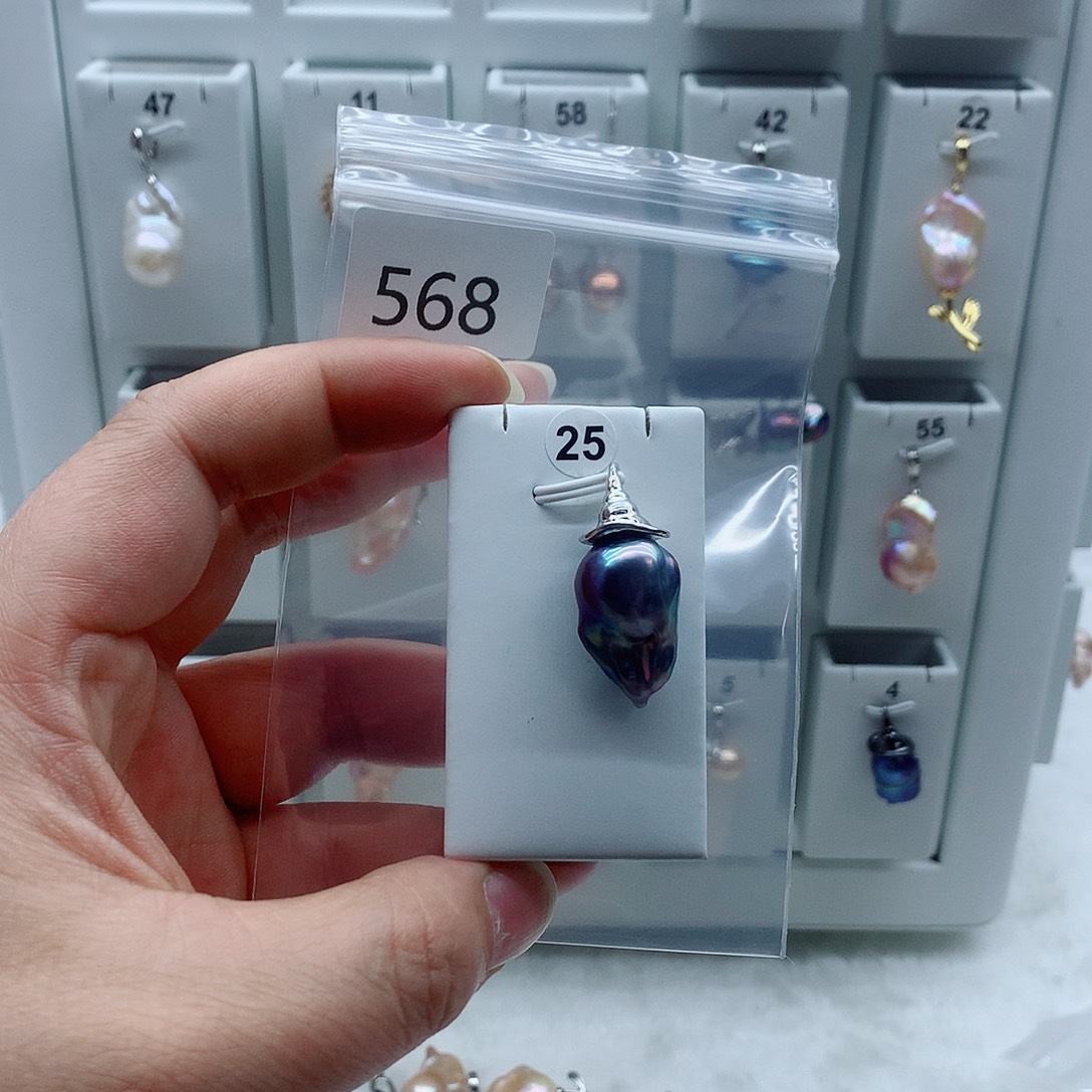 吊坠(不含链)合金淡水珍珠