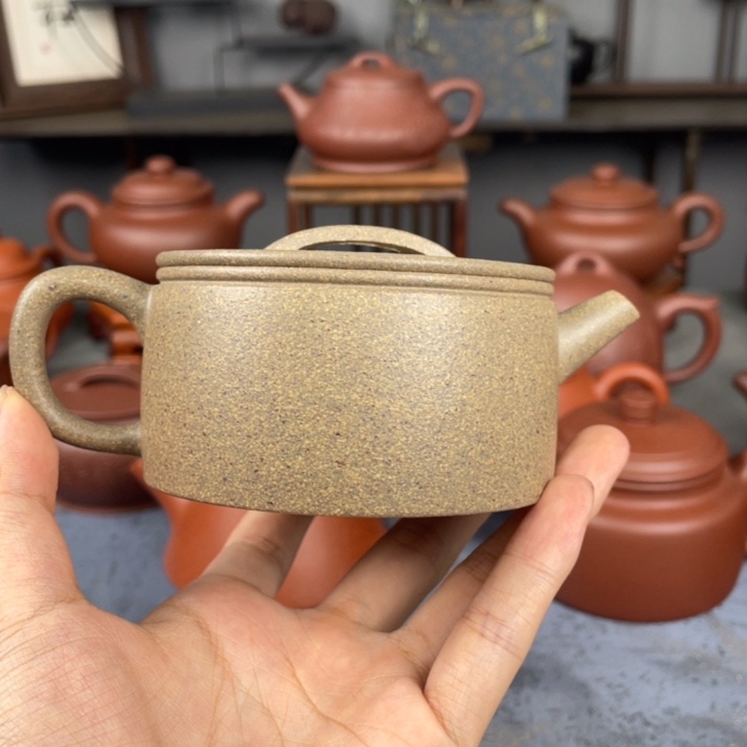 茶杯段泥汉瓦 容量200 全手工制作