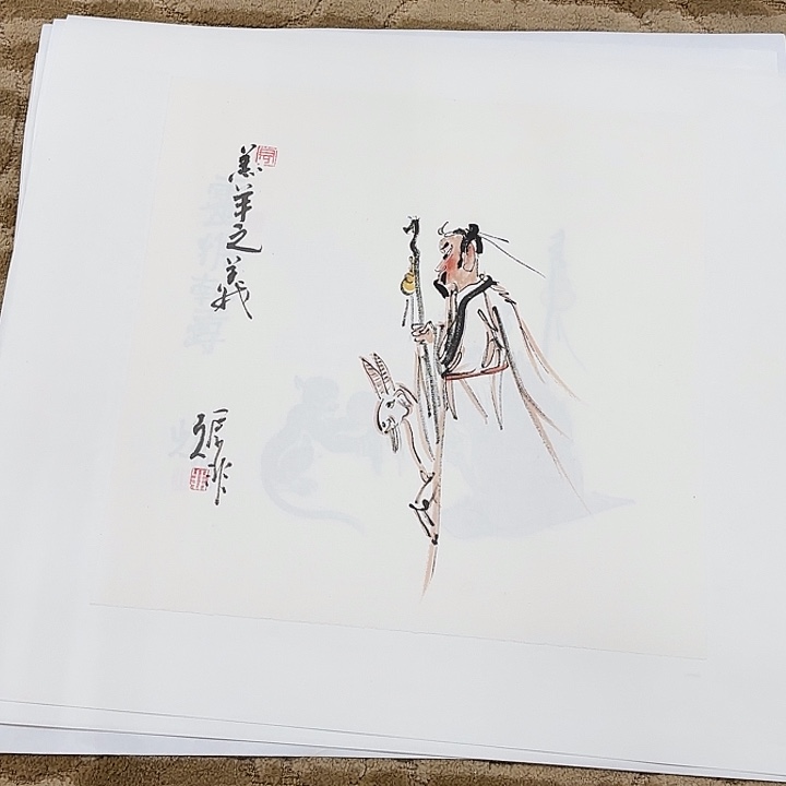 国画花鸟的翅膀和翅膀35.35