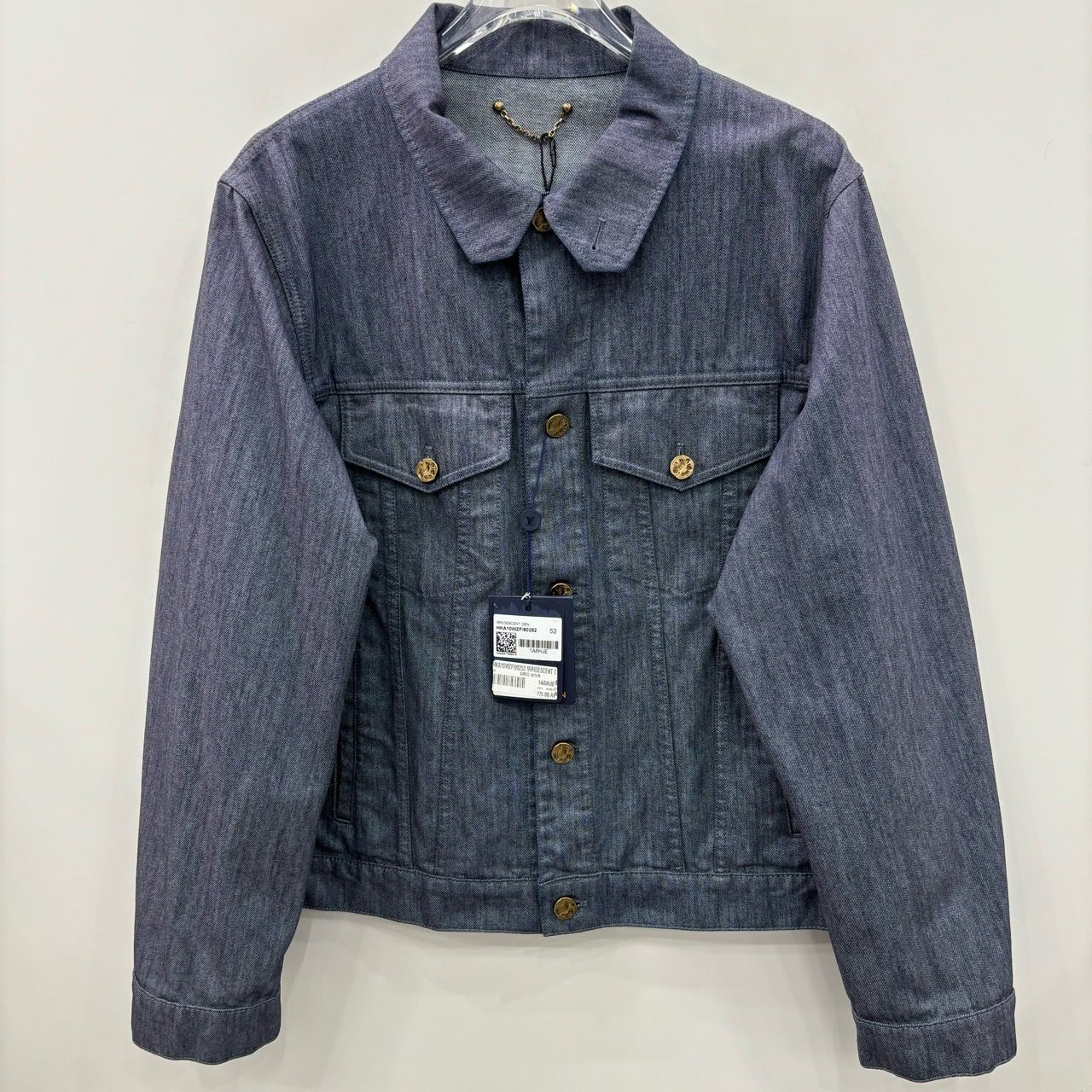 准新/LOUIS VUITTON 路易威登/牛仔休闲翻领夹克外套/尺码52/7143