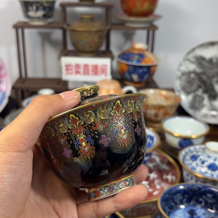 炫***花景德镇手工手绘陶瓷