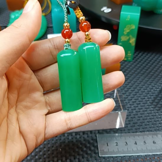 印石寿山石雅安新绿随行章