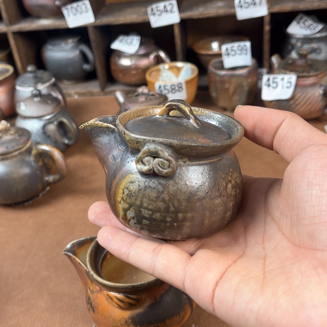 壶醉*薇柴烧茶器主人壶