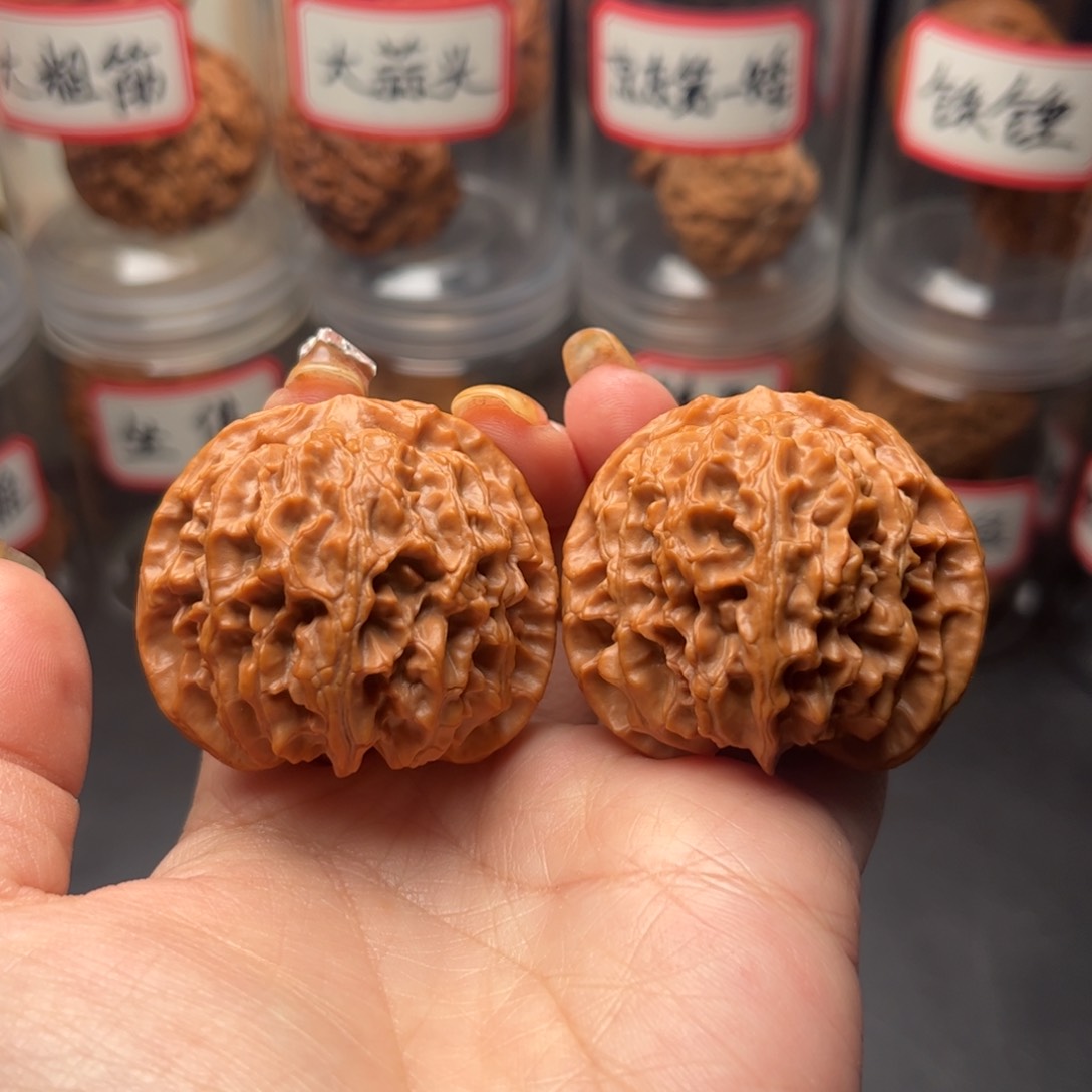 文玩核桃把件43老树苹果