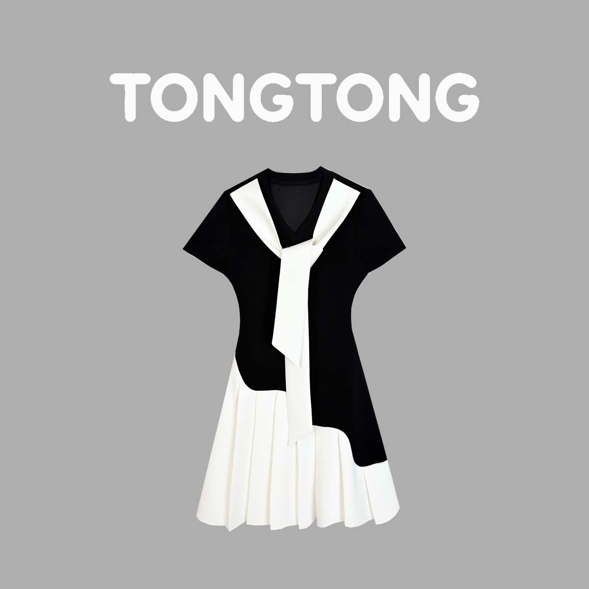 【圆圆】时尚显瘦气质轻奢百搭修身潮流连衣裙GGZ-130