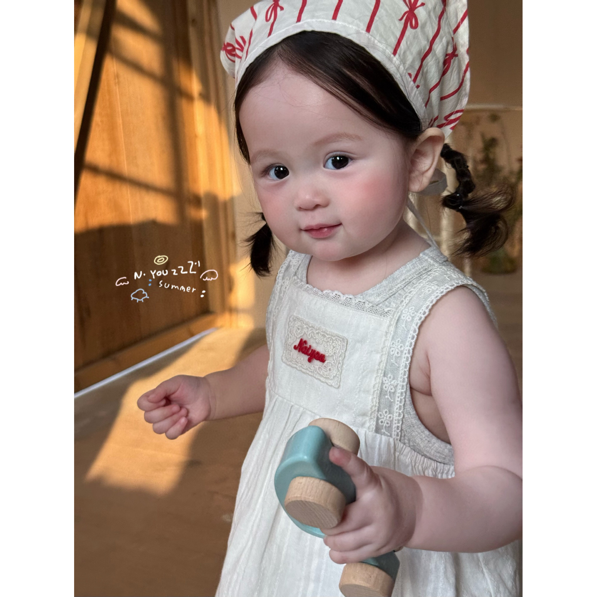 【NO退NO换】欢宝-奶盖-2025夏-编码0194-NG1772-背心连衣裙