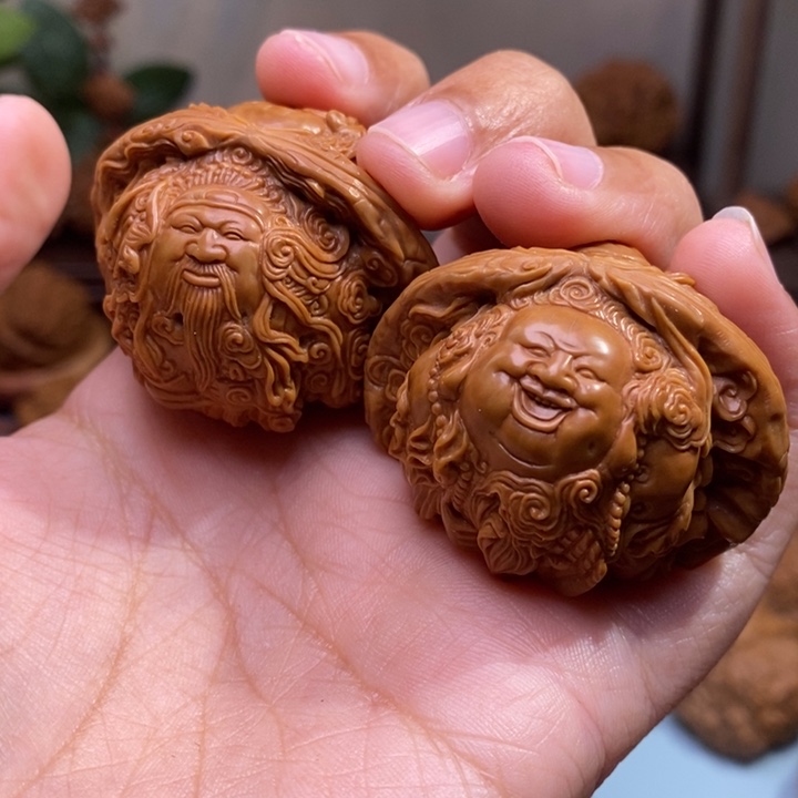 【闪购商品】核桃手串/手链豆*龙福禄寿喜