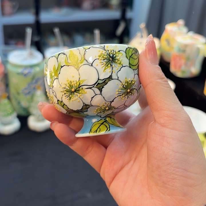 杯景德镇釉下五彩手绘