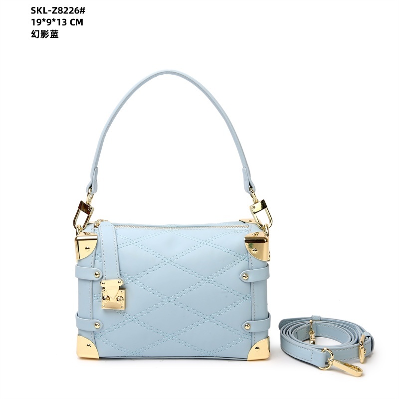 【Elin定制】2025年秋冬新款女包时尚设计单肩包SKL-8226-幻影蓝