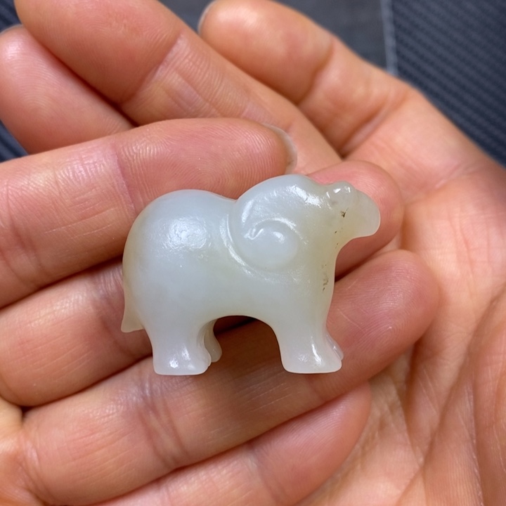 和田玉挂件未镶嵌秋*棠