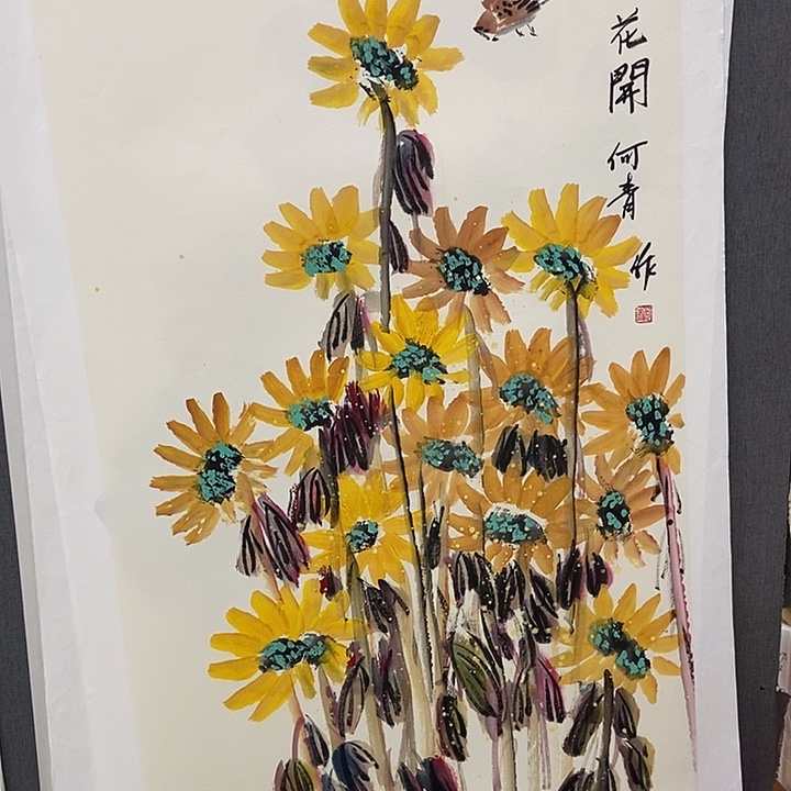 国画手写手绘作品123